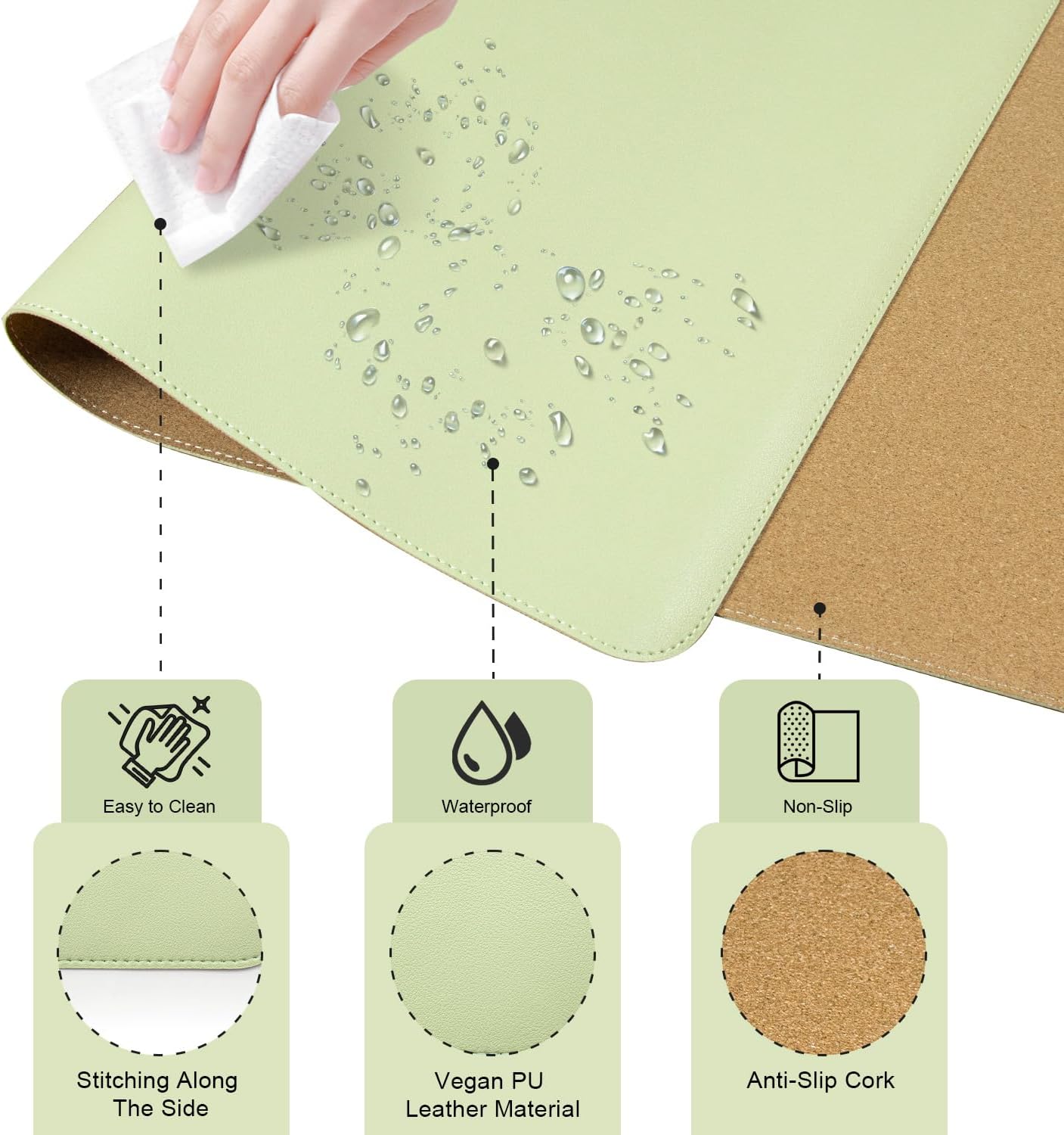 Purilite Select Dual-Sided Desk Pad