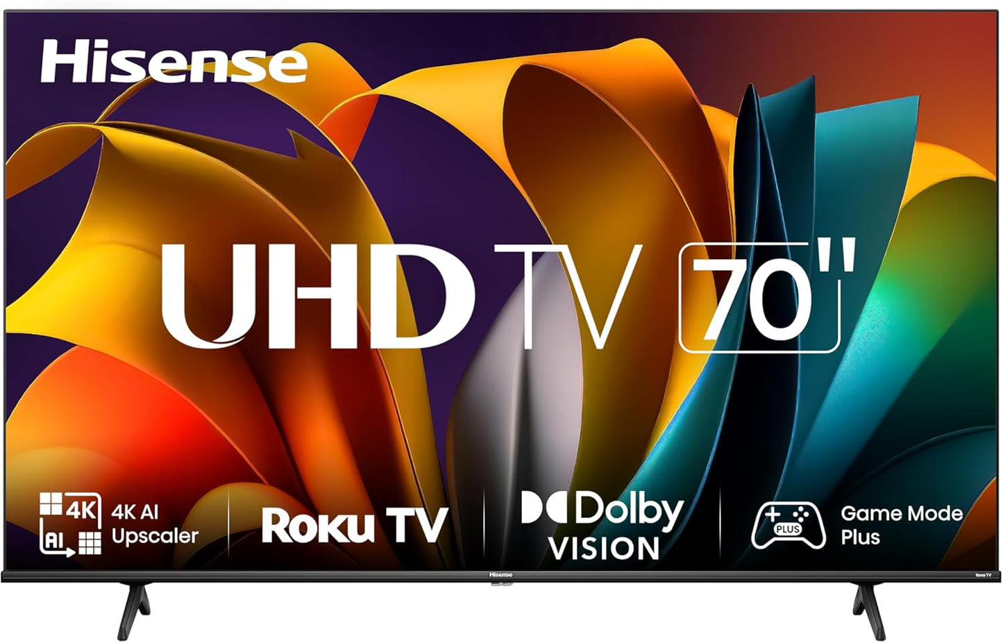 Hisense 58R63N-58 inch 4K UHD HDR LED Roku Smart TV-2024