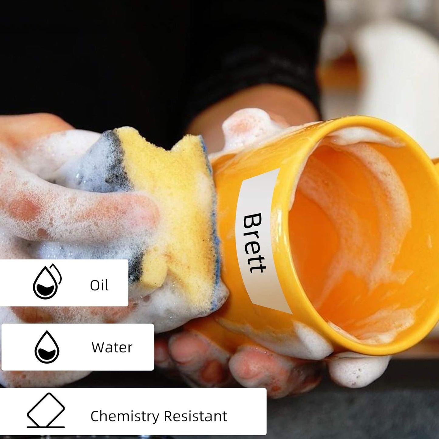 Phomemo A30 P15 Label Maker Long Tape, Black on White Continuous Tape, Strong Adhesion Sticker Self-Adhesive Standard Label Tape, Indoor/Outdoor Use, 15mm x 500mm (0.55 x 196.85 Inch), 2-Roll