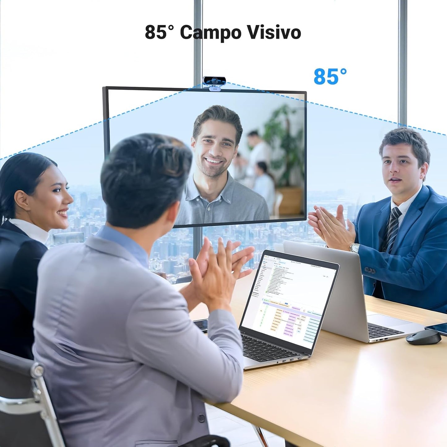 UGREEN 1080P Webcam with 2 Noise-Canceling Microphones, Live Streaming Web Camera, HD Auto Light Correction, USB-A Computer Camera for Zoom/Skype/Teams, Conferencing & Video Calling, PC/Mac/Laptop