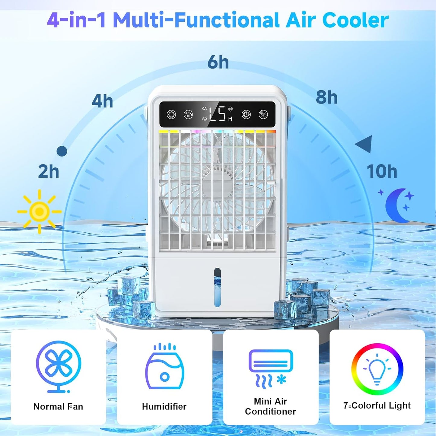 Purilite Select 4-in-1 Portable Air Conditioner – Powerful Cooling, Peaceful Comfort, Anytime