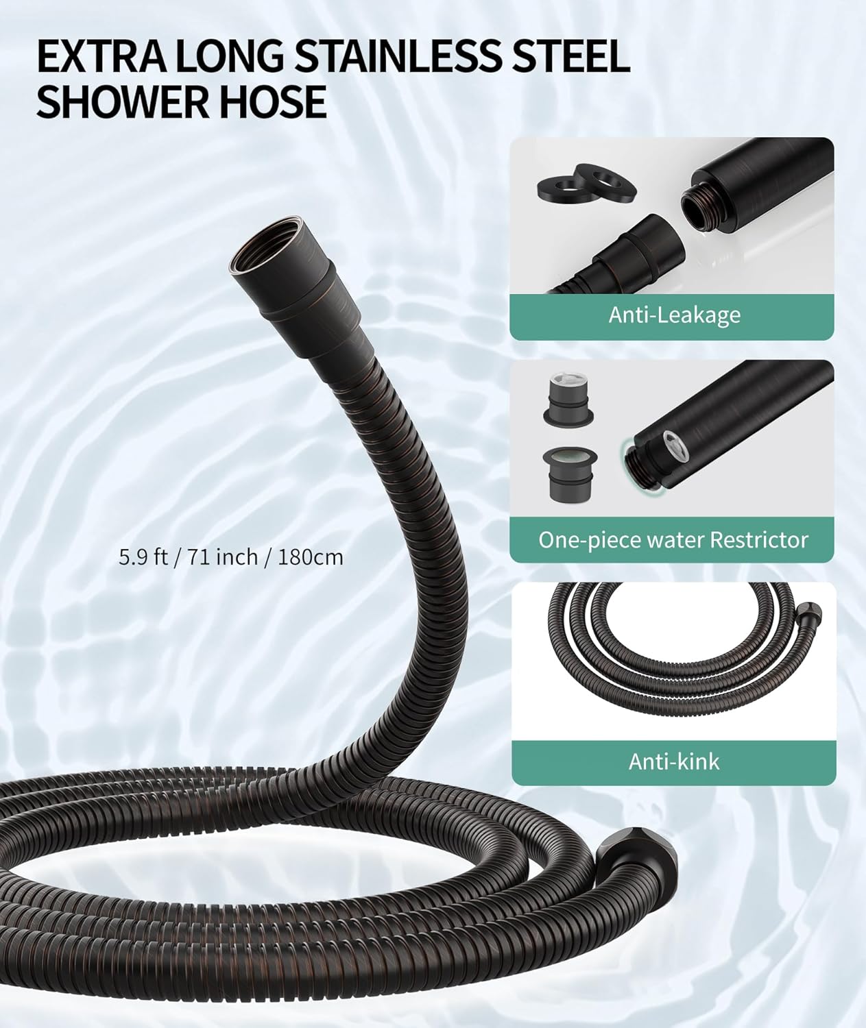 Filtered Shower Head with Handheld, High Pressure 9 Spray Mode Chrome Showerhead with Filters,Detachable Shower Head,Water Softener Filters Beads for Hard Water -Remove Chlorine