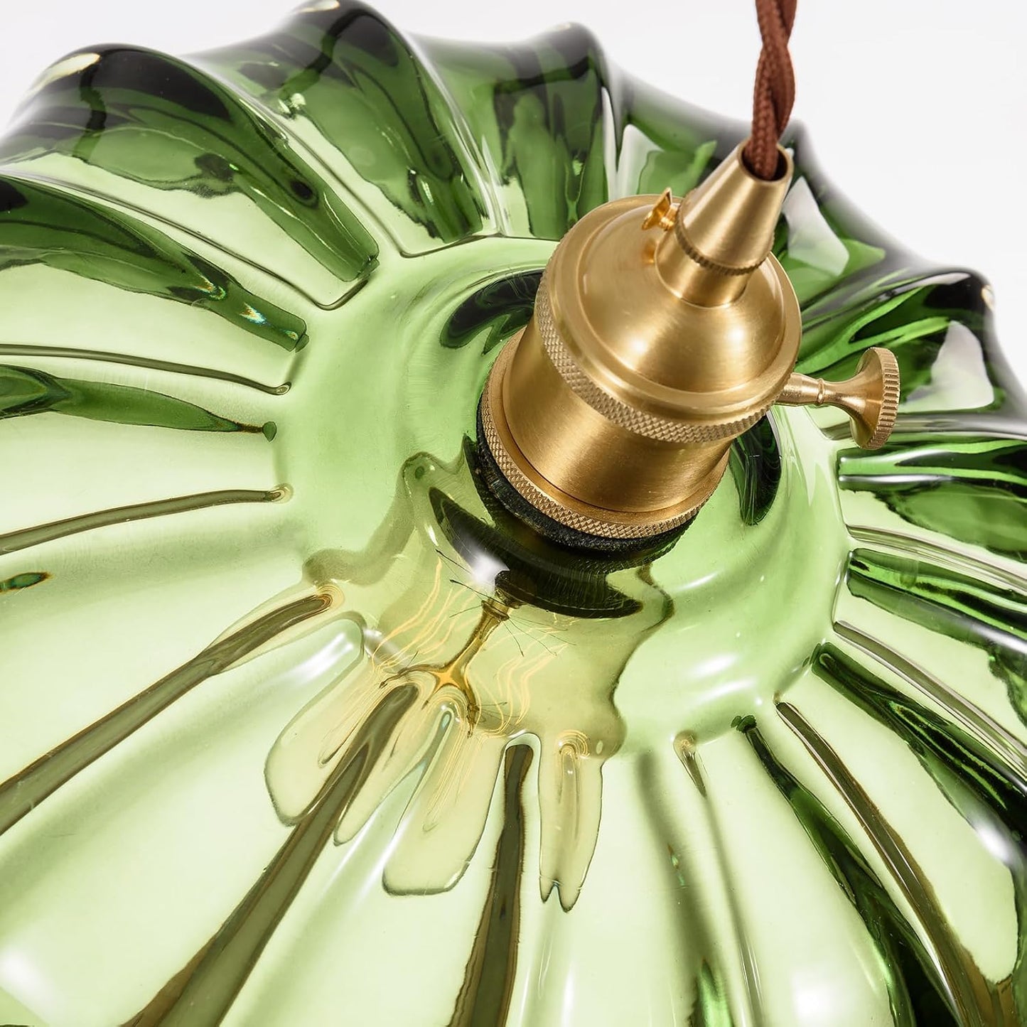 Purilite Select Modern Green Glass Pendant Light