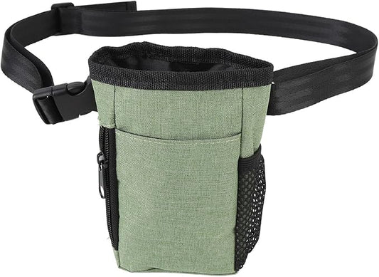 Dog Treat Bag with Clear Window, Portable Dog Training Treat Pouch, Multifunction Oxford Cloth for Outdoor Training, Ideal Pet Training Treat Pouches with Secure Seal