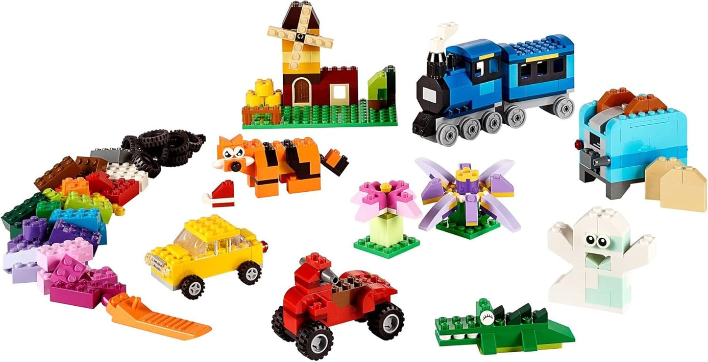 LEGO Classic Large Creative Brick Box 10698 Building Toy Set, Toy Storage Solution for Home or Classrooms, Interactive Building Toy for Kids, Boys, and Girls
