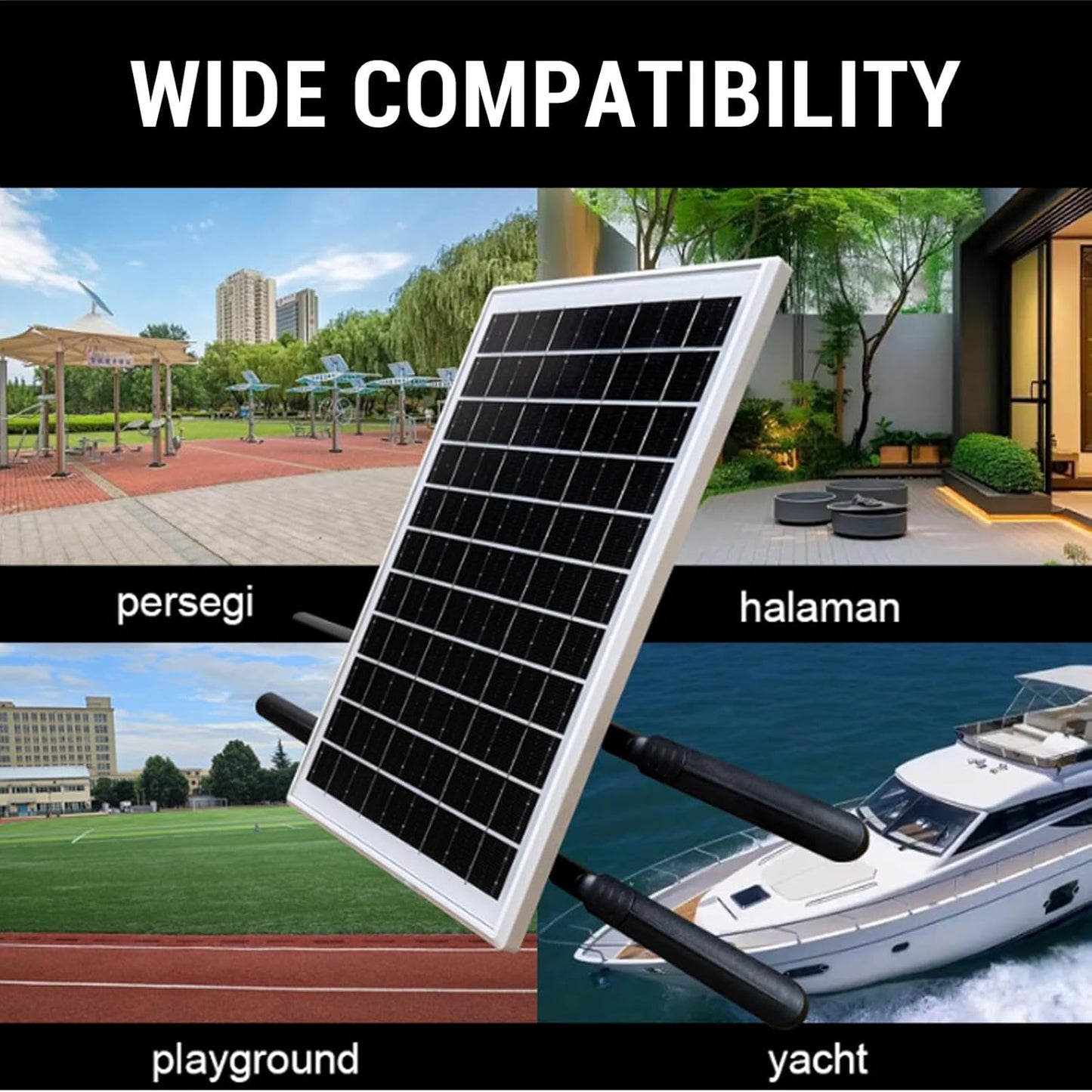 4G LTE Modem Router with SIM Card Slot, Solar Powered Wi Fi Extender Signal Boosters Solar Battery Outdoor, Long Ranges Up to 50M Wire Less Signal Boosters Wi Fi Repeater