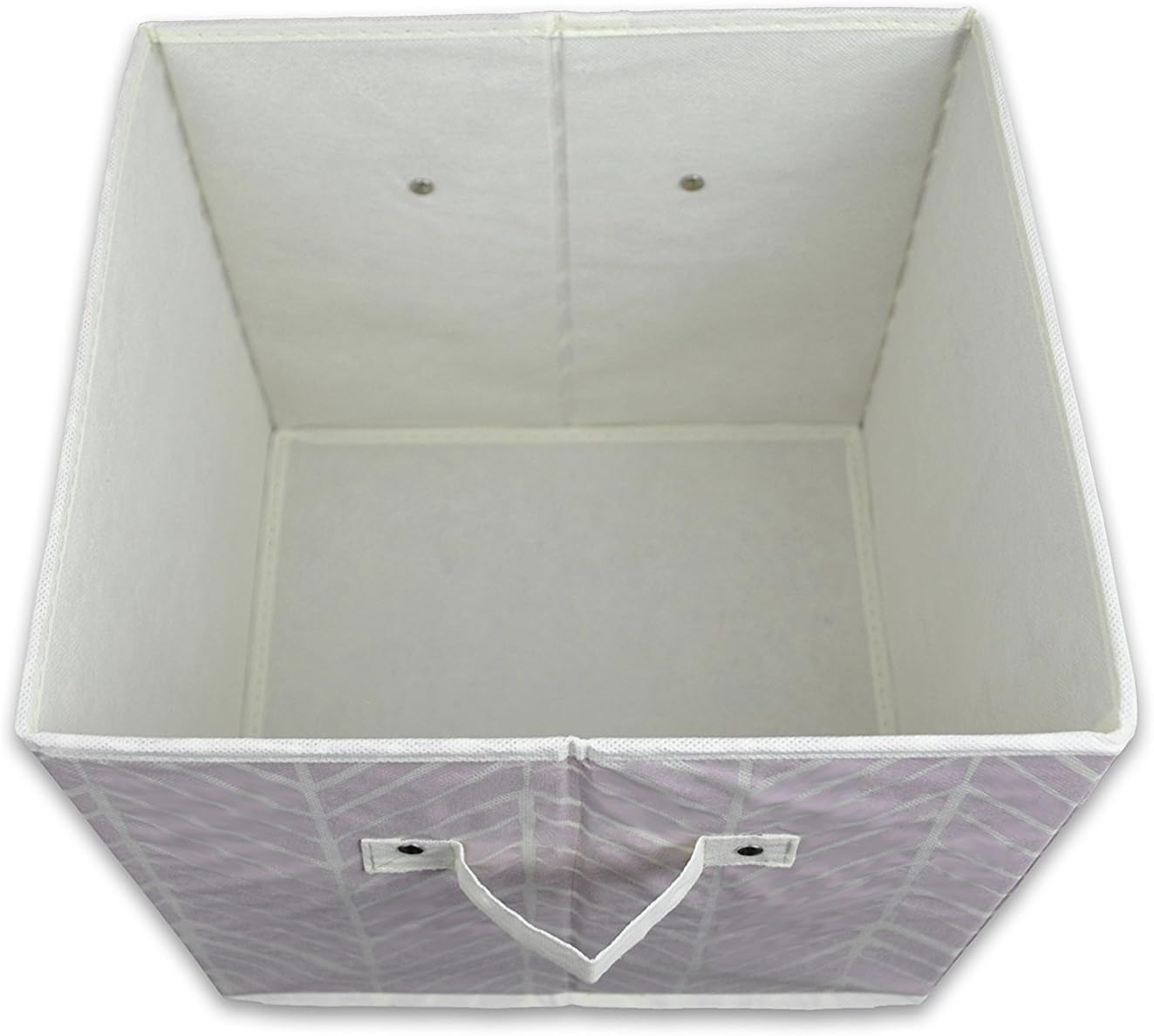 DII Foldable Fabric Storage Containers for Nurseries, Offices, Closets, Home Decor, Cube Organizers & Everyday Storage Needs, (Large - 11 x 11 x 11) Scroll Nautical Blue - Set of 2