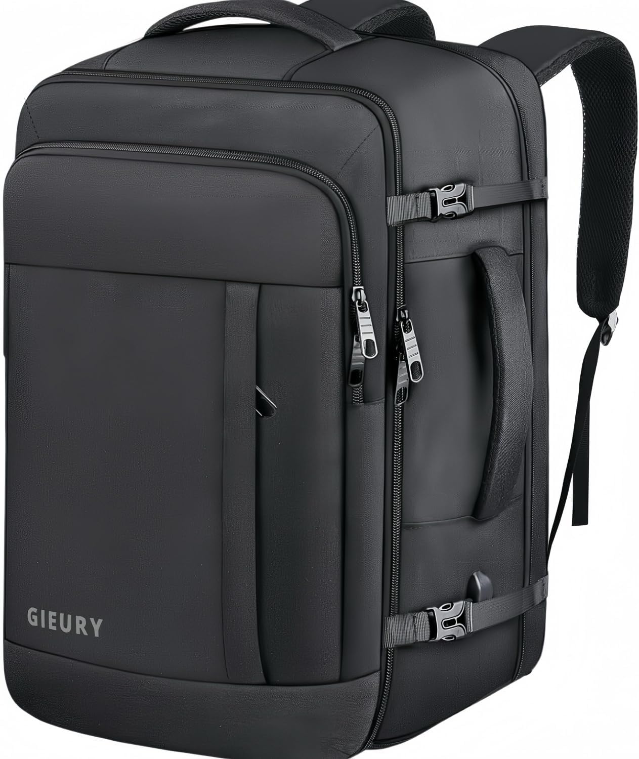 Travel Backpack for Men, 55L Extra Large Carry On Backpack, Expandable Big Capacity Backpack For Airplanes, Travel Gifts for Men Women, Fits 18.4 Inch Laptop, Luggage Daypack Bag, Blue