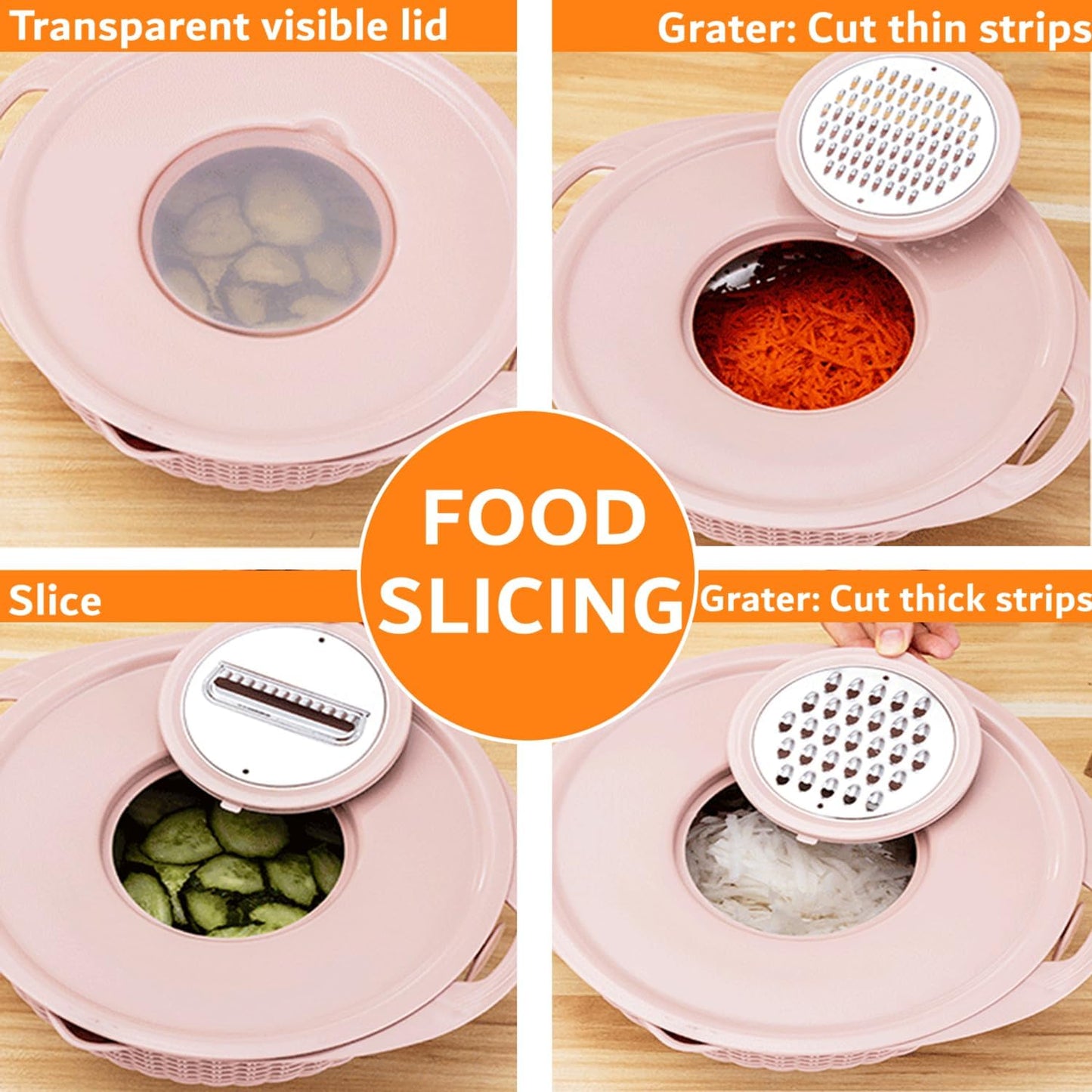 Purilite Select 7-in-1 Multipurpose Colander & Grater Set