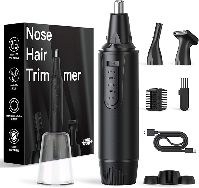 Purilite Select 8-in-1 Rechargeable Nose Hair Trimmer Kit