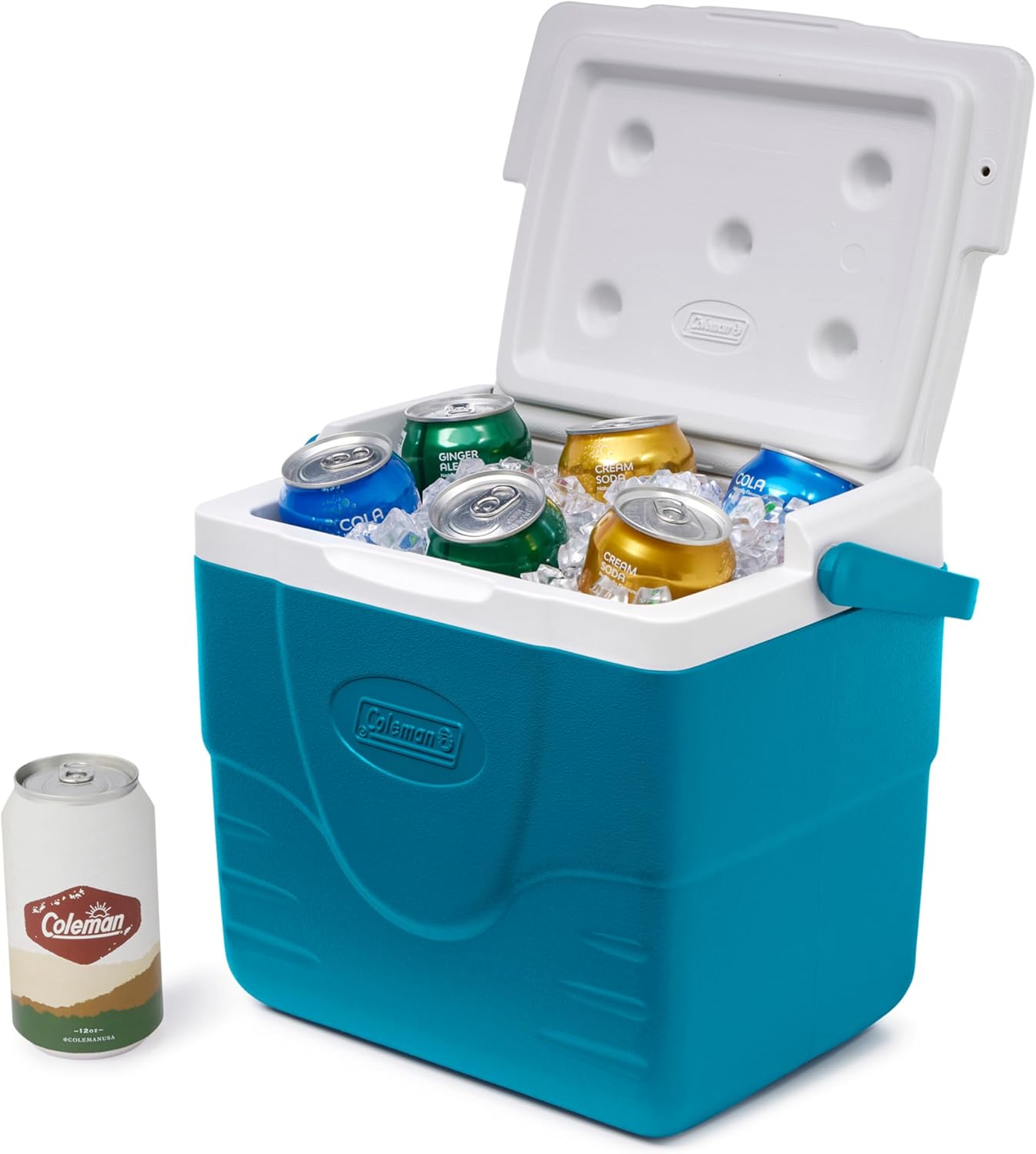 Coleman Chiller Series Insulated Portable Cooler, Hard Cooler with Ice Retention & Handle - Great for Camping, Tailgating, Beach, Picnic, Groceries, Boating & More