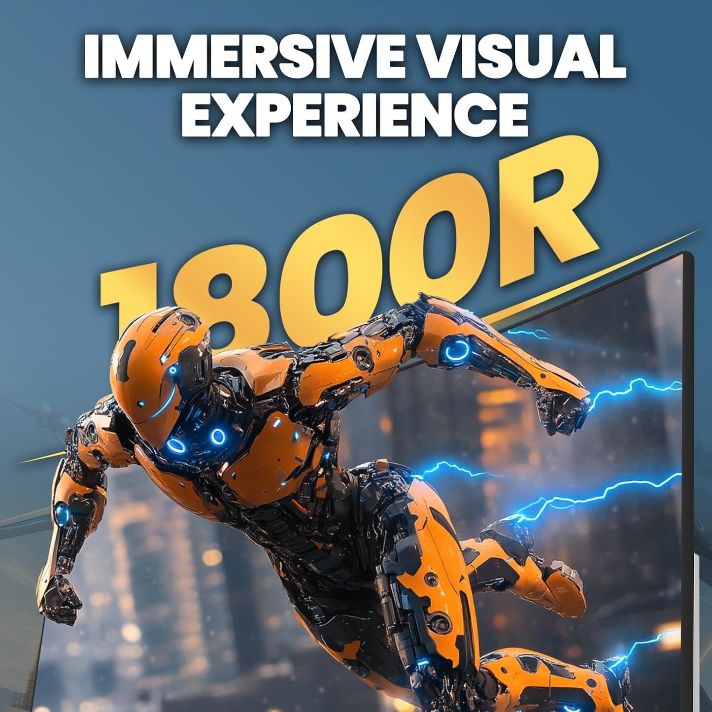 CRUA 34 Inch Gaming Monitor 144Hz, WQHD 3440X1440P Ultrawide Curved Monitor, 21:9 1500R 120% sRGB Computer Display Support Freesync, PIP/PBP, HDMI 2.0 & DP 1.4, Wall Mountable/Tilt Adjustable-Black