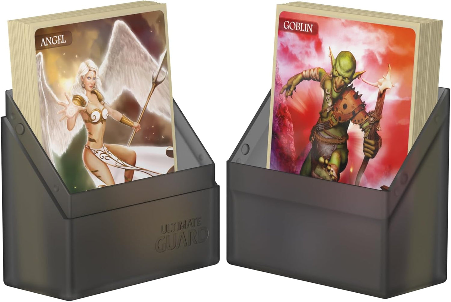 Ultimate Guard Boulder 100+ Classic, Deck Case for 100 Double-Sleeved TCG Cards, Onyx, Secure & Durable Storage for Trading Card Games, Soft-Touch Finish