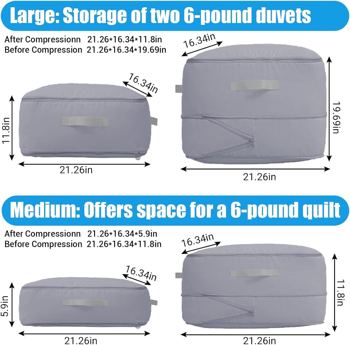 Purilite Select Ultra Space Saving Self Compression Organizer