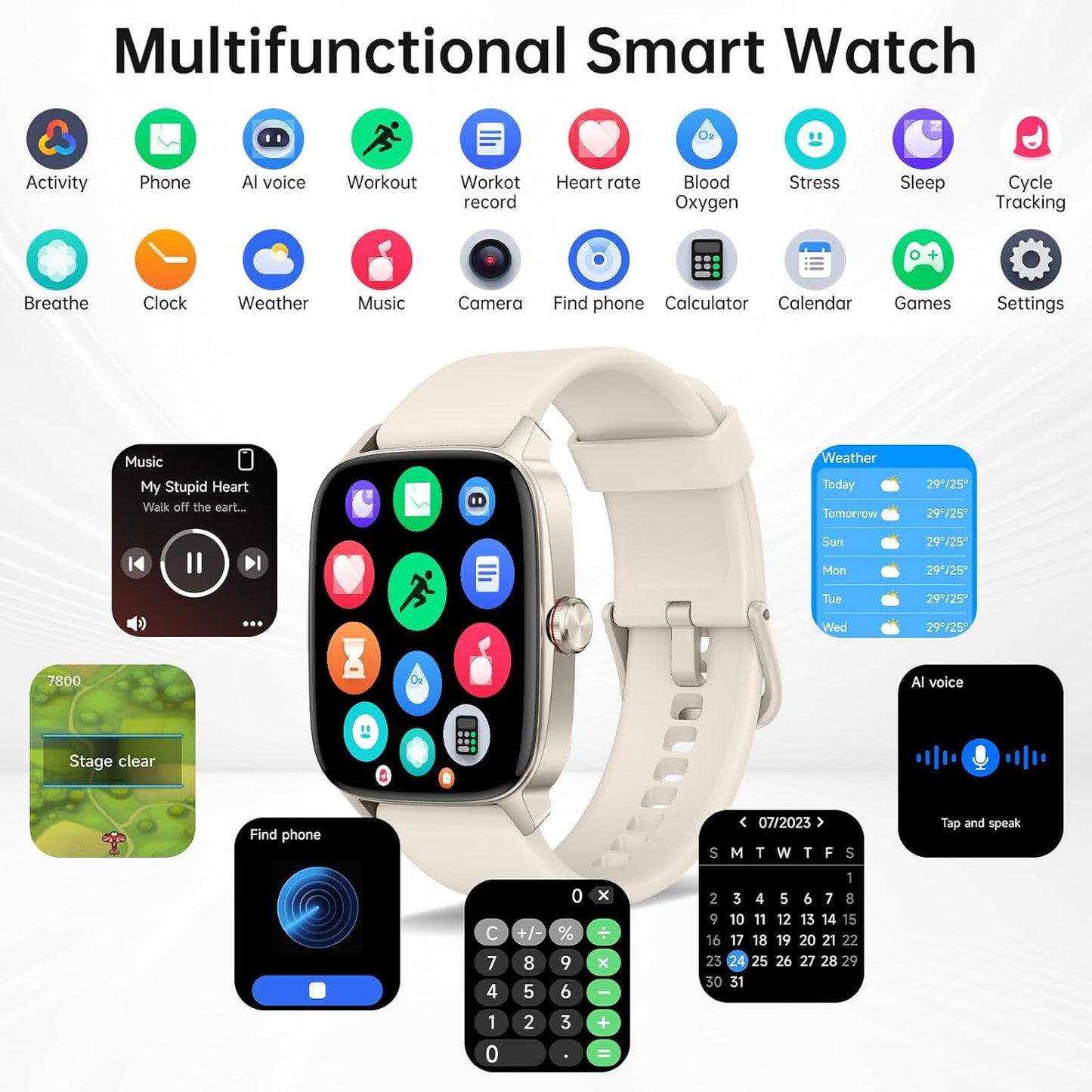 Purilite Select Smartwatch – Your Fitness, Health & Lifestyle Companion