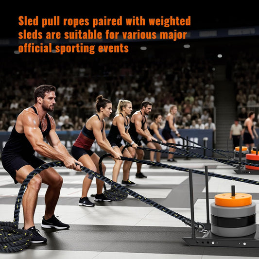 Weight Sled Rope Workout Sled Pulling Rope Sled Push Gym Equipment Rope for Weight Sleds for Training, Tire Pulling Workout Fitness Resistance, Football Exercise Equipment for Men & Women