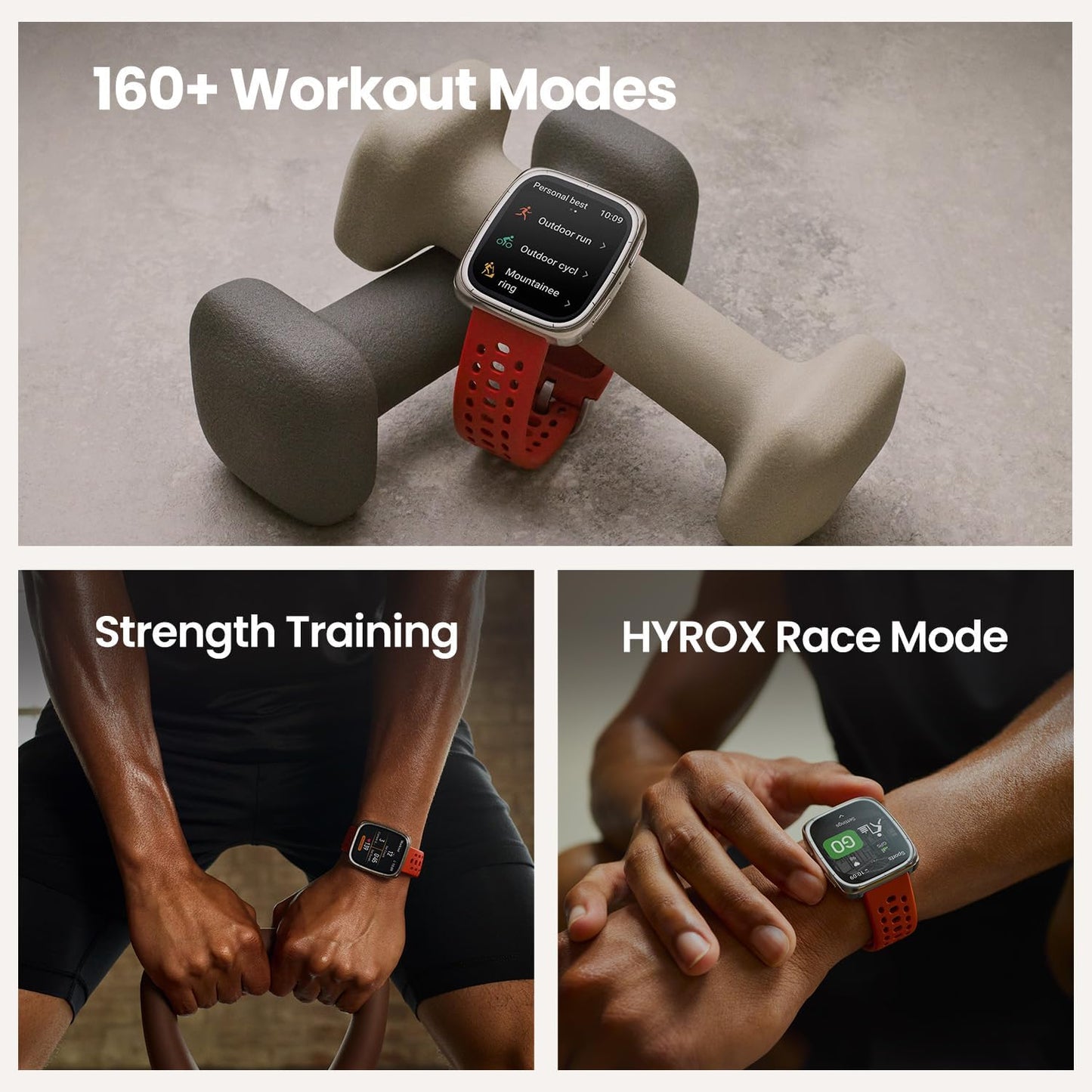 Amazfit Active 2 Smart Watch 1.75" AMOLED Display, Offline Maps with GPS, 10 Day Battery, 160+ Sport Modes, Water Resistant, Heart Rate & Sleep Fitness Tracker for Android & iPhone, Black Leather