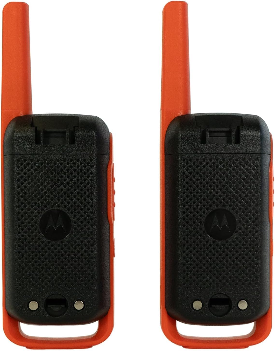 Motorola Solutions Talkabout T275 Rechargeable Radios, 2 Pack with Carrying Case - Orange/Black