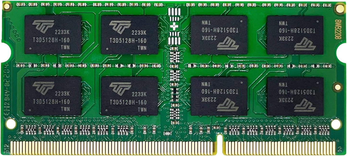 Timetec 16GB KIT(2x8GB) DDR3L / DDR3 1600MHz PC3L-12800 / PC3-12800 Non-ECC Unbuffered 1.35V / 1.5V CL11 2Rx8 Dual Rank 204 Pin SODIMM Laptop Notebook PC Computer Memory RAM Module Upgrade