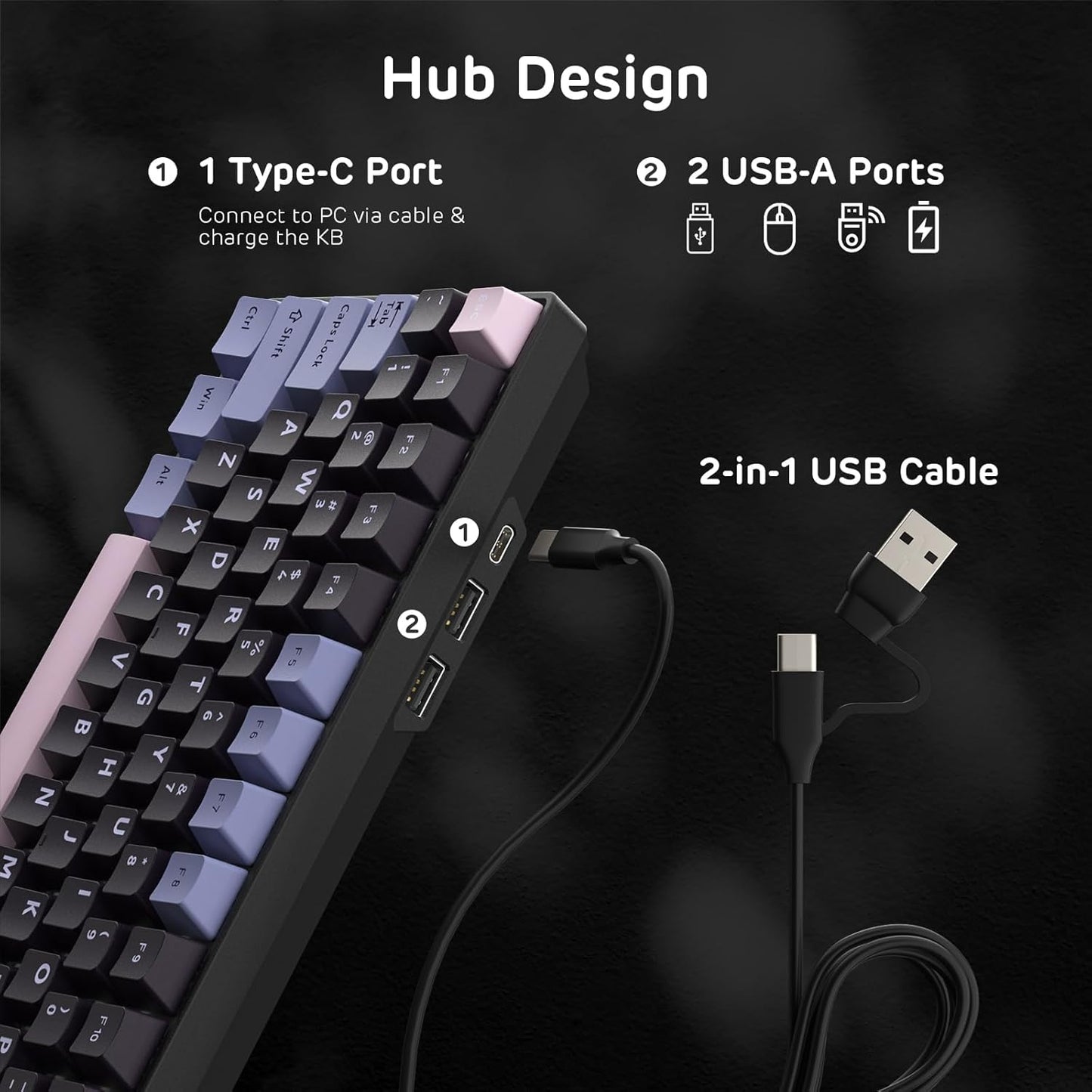 RK ROYAL KLUDGE RK96 RGB Limited Ed, 90% 96 Keys Wireless Triple Mode BT5.0/2.4G/USB-C Hot Swappable Mechanical Keyboard w/Wrist Rest, Software Support, Linear Viridian Switches, MARRS Green