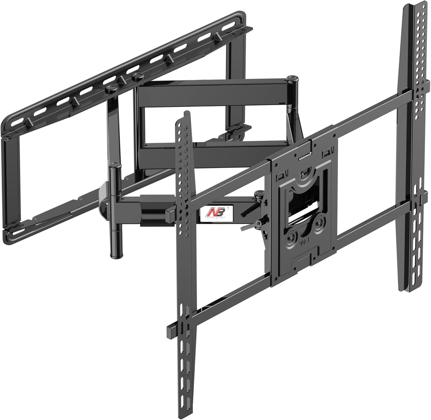 NB North Bayou Heavy Duty TV Wall Mount Double Arms Articulating Swivel TV Bracket for Most 75”-110 inch LED LCD OLED TVs VESA Compatible Hold up to 200 lbs Wall Bracket SP5
