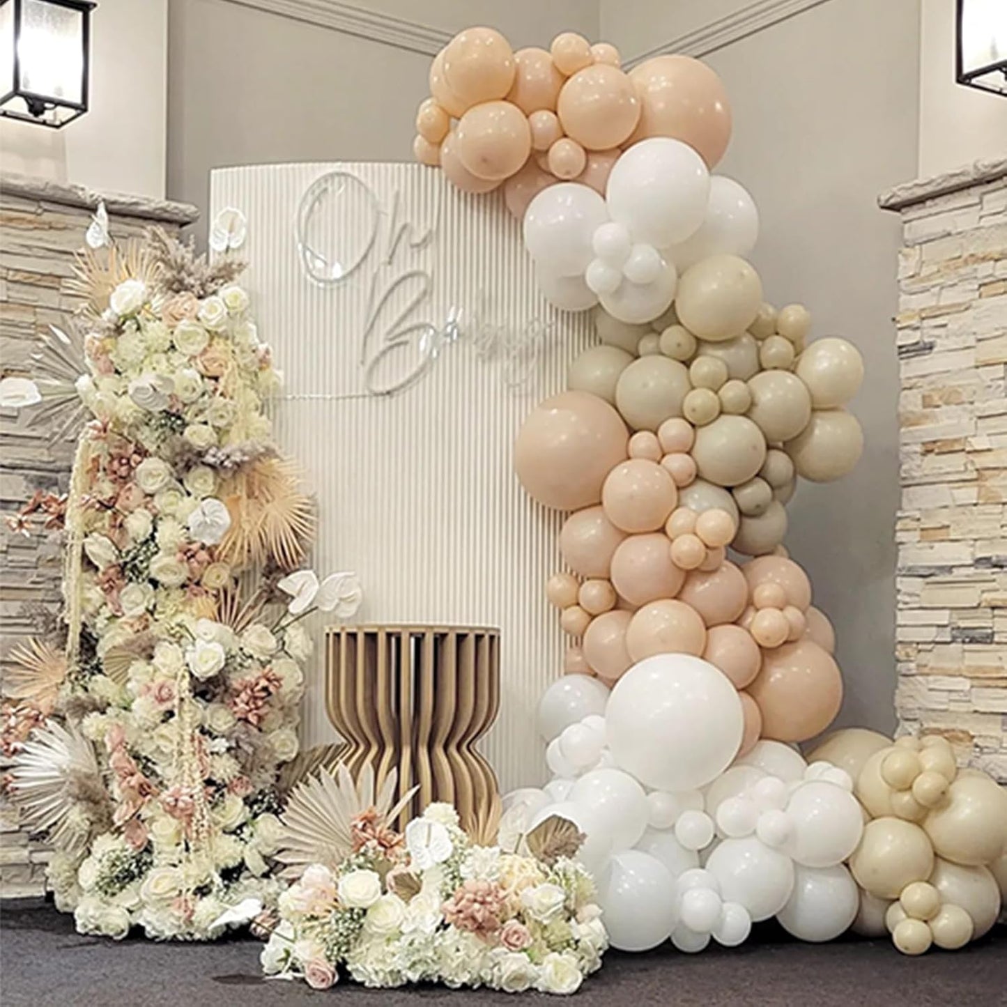 Gold Metallic Chrome Latex Balloon Arch Kit, 102PCS 18In 12In 10In 5In Arch Garland For Festival Picnic, Engagement, Wedding, Birthday Party, Gold Theme Anniversary Decoration With 33FT Ribbon