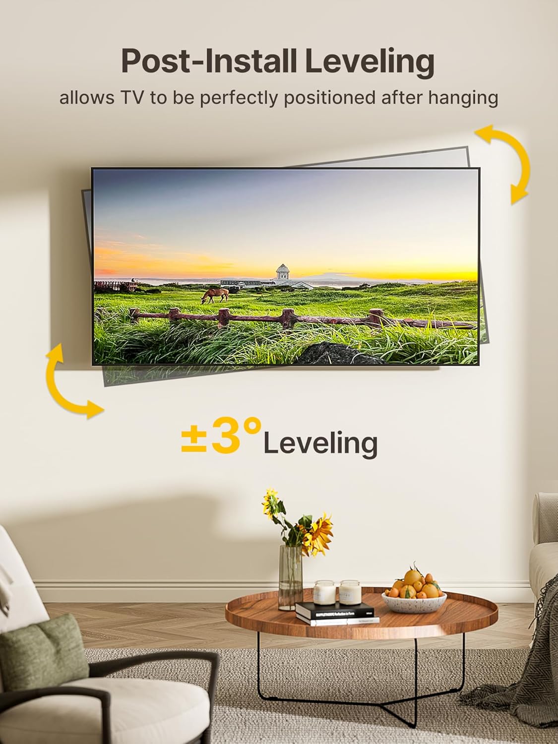 monTEK Long Arm TV Wall Mount for Most 23-65 Inch TVs, 29 Inch Long Extension TV Mount Swivel and Tilt, Full Motion Wall Mount TV Bracket Fit Max VESA 400 x 400mm, Up to 77 lbs