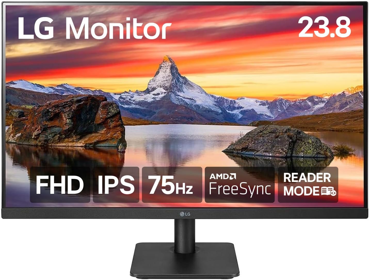 LG 24MR41A 23.8” Full HD IPS Monitor with AMD FreeSync and 100Hz Refresh Rate