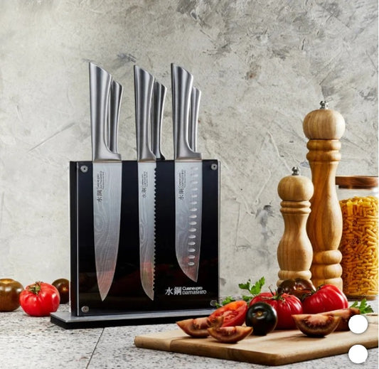 Cuisinepro Damashiro Kin Knife Block Set, 7 piece