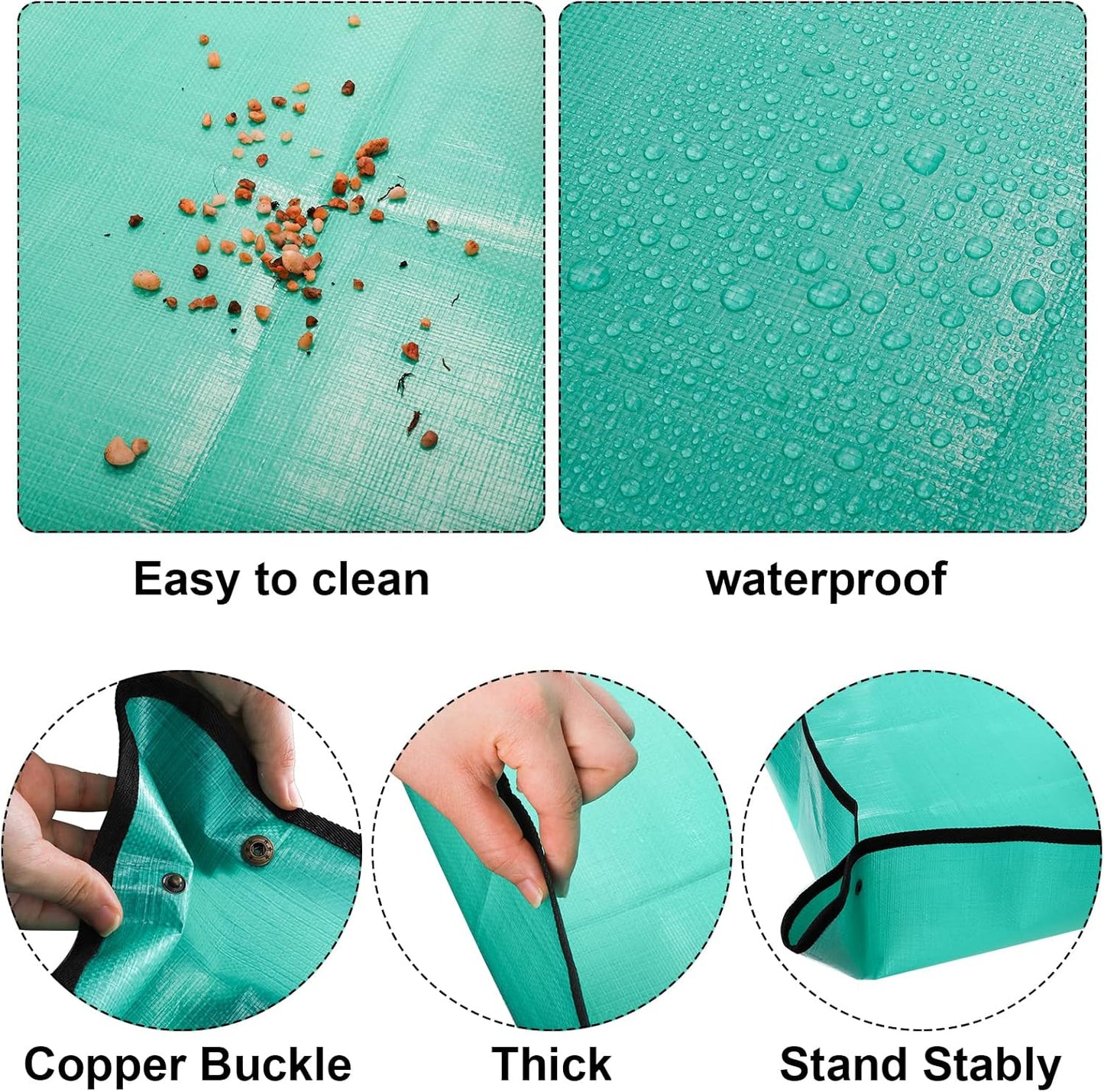 TOPZEA 23 Pack Succulent Tool Set, 2 Pack 39.4" Plant Repotting Mat Indoor Transplanting Tool Supplies Miniature Bonsai Hand Tool Kit with Plant Potting Mat, Garden Mini Gardening Tools for Plant Care