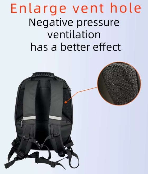 LED Illuminated Backpack - Durable Waterproof Design Bag for Motorcyclists, Travelers & Campers