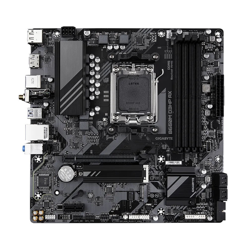 Gigabyte MB B650M D3HP AX Socket AM5 B650 Max192G DDR5 Micro ATX