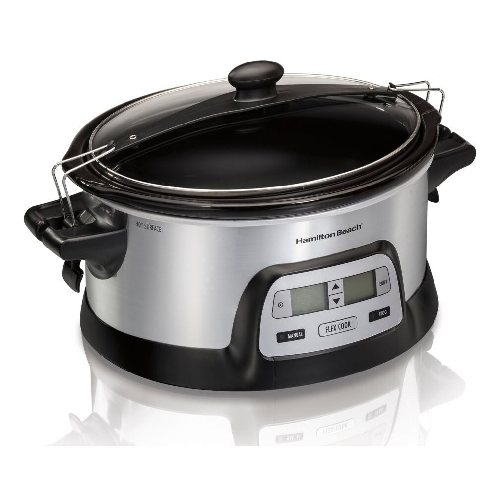 Hamilton Beach Programmable FlexCook 6 Quart Slow Cooker 33861