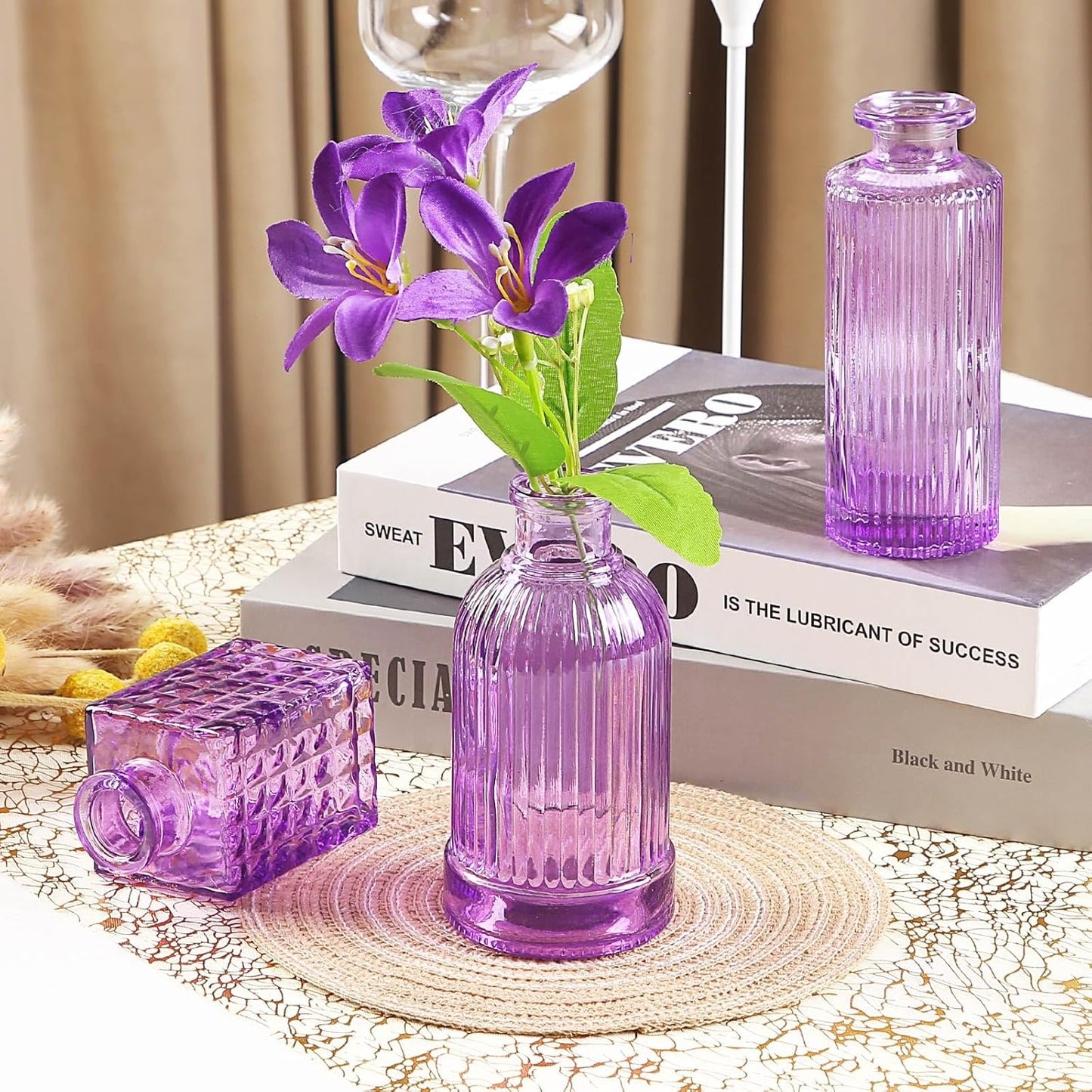 30 Pcs Mini Bud Vases As Wedding Centerpieces for Tables,Clear Bud Vases for Flowers,Small Flower Vases Suitable for Birthday Party,Anniversary,Wedding Reception,Baby Shower