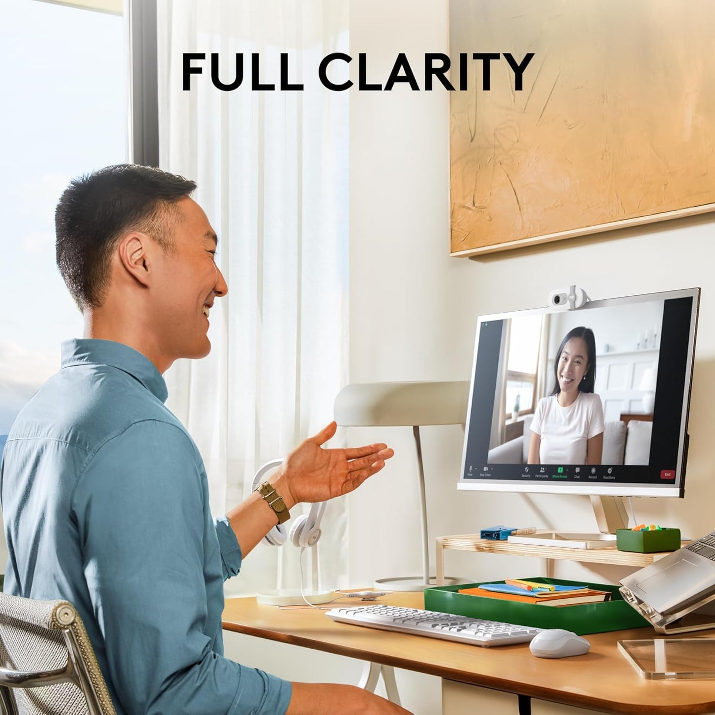 Logitech Brio 101 Full HD 1080p Webcam for Meetings and Streaming, Auto-Light Balance, Built-in Mic, Privacy Shutter, USB-A, for Microsoft Teams, Google Meet, Zoom and More - Black