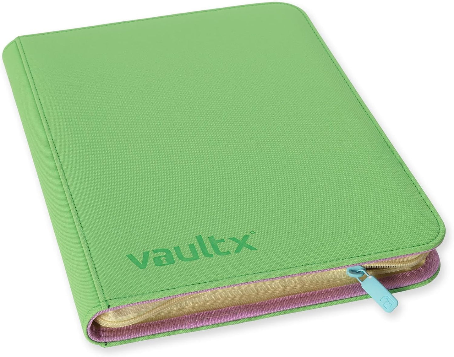 Vault X 12 Pocket Trading Card Zip Binder, 480 Cards, Compatible with Pokemon Scarlet & Violet Set, Exo-Tec Album Material, 20 Side-Loading Pages, Folder for Collectible TCG (SV1)
