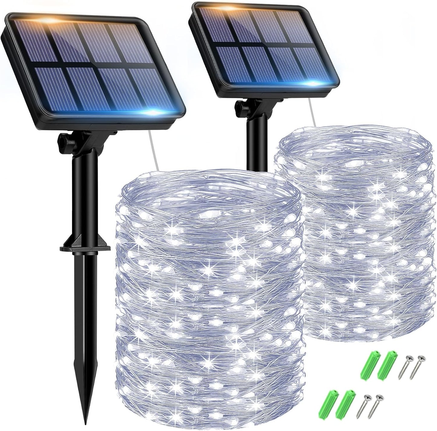 Purilite Select 2-Pack Solar Fairy String Lights