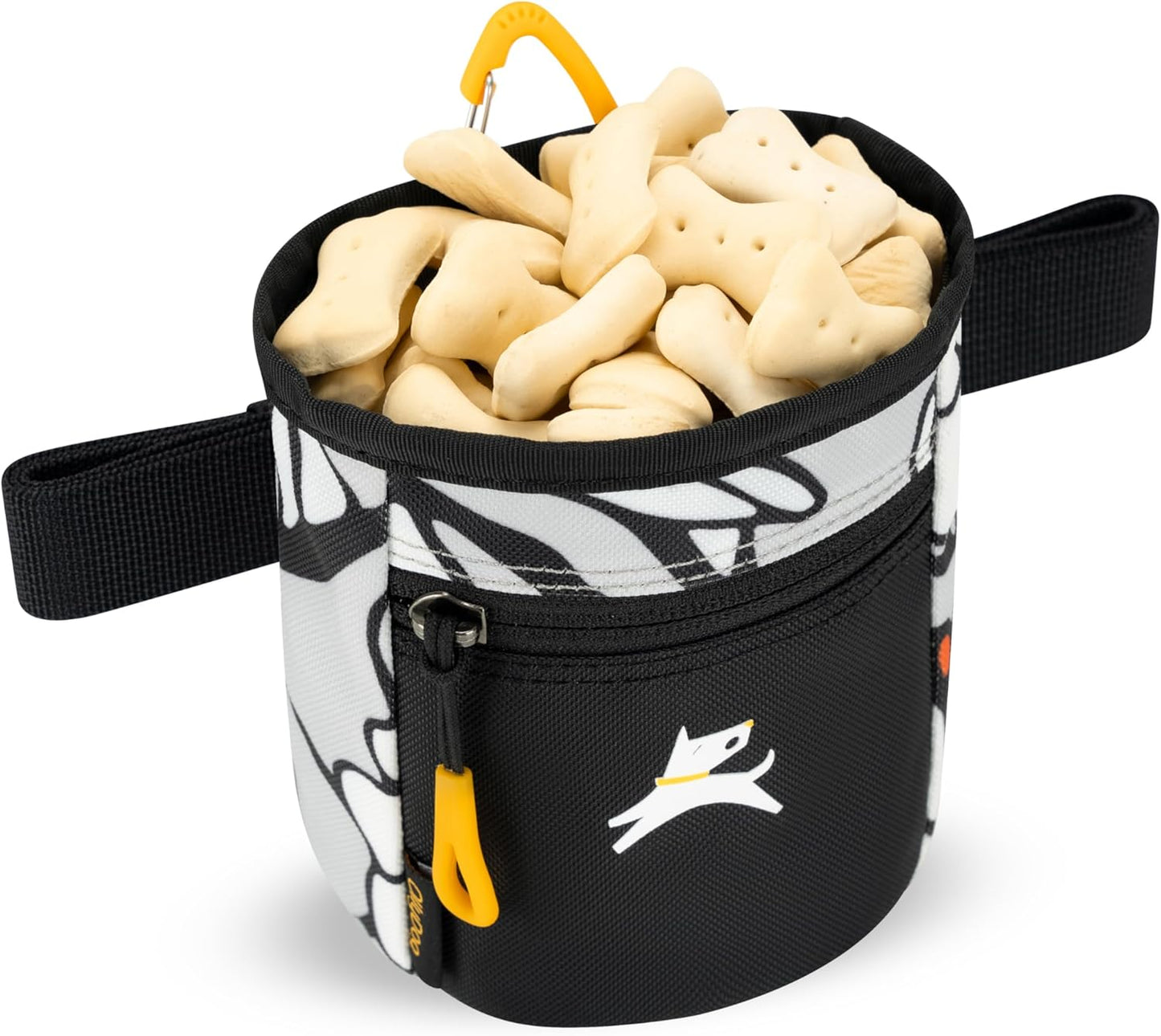 OllyDog Goodie Treat Bag, Dog Treat Pouch, Waist Belt Clip for Hands-Free Training, Magnetic Closure, Dog Training and Behavior Aids, Three Ways to Wear (Wet Weather)
