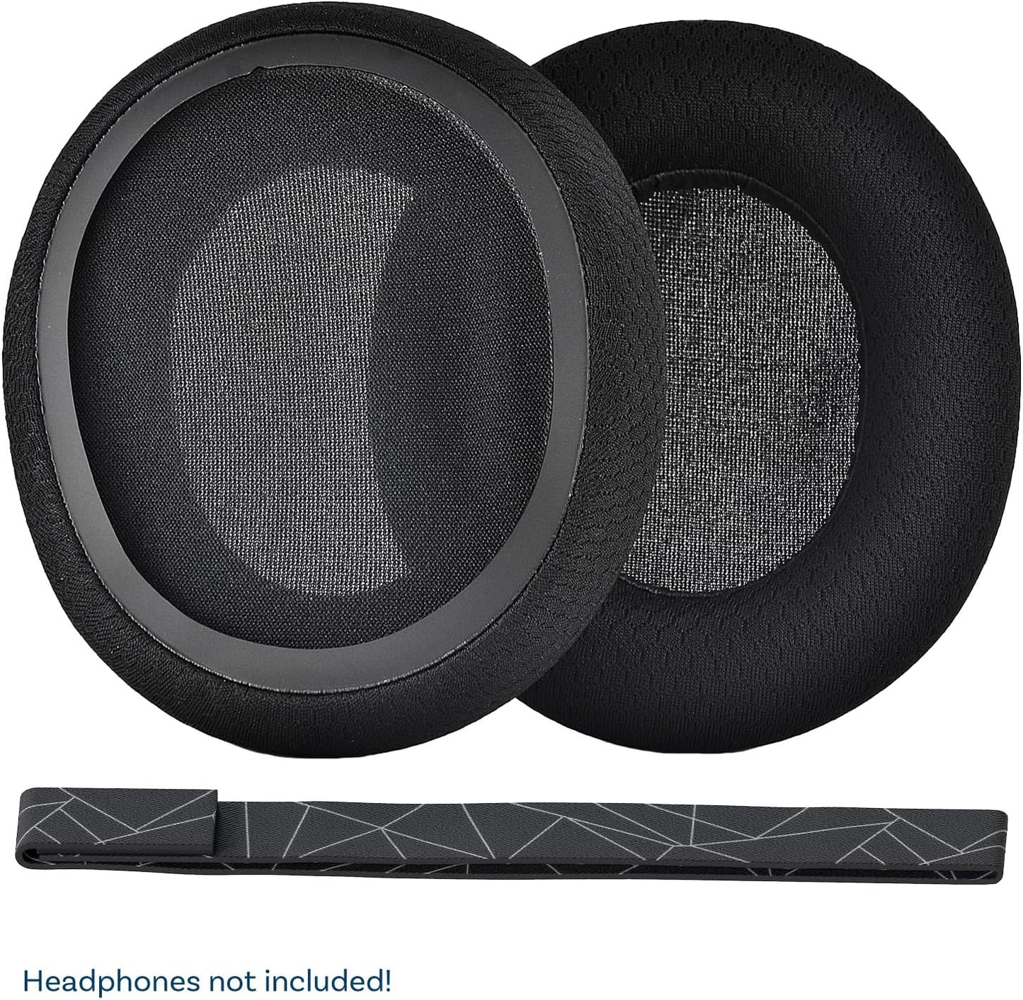 Ear Pads & Headband Replacement for SteelSeries Arctis 7/9 / Pro & Prime Wireless Gaming Headset etc. by MMOBIEL - Cooling Gel Ear Pad Cushions & Elastic Fabric Headband Top Pad Cushion