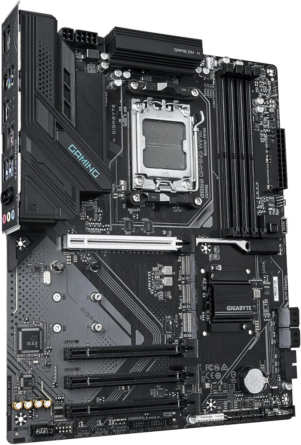 GIGABYTE B850 Gaming WIFI6 AMD AM5 LGA 1718 Motherboard, ATX, DDR5, 3X M.2, PCIe 5.0, USB-C, WIFI6E, 1GbE LAN, EZ-Latch, 5-Year Warranty