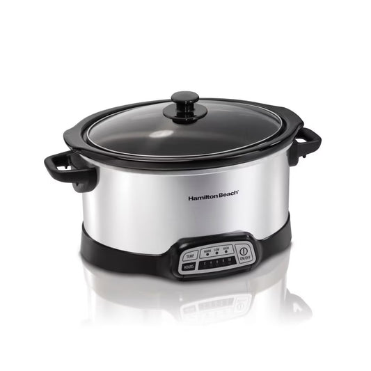 Hamilton Beach Programmable 6 Quart Slow Cooker 33463 - PuriLite