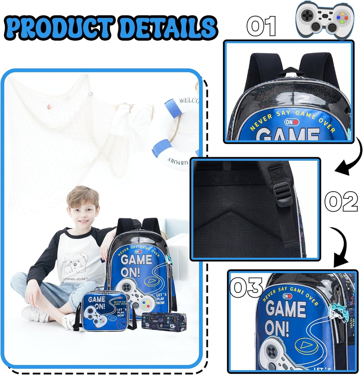 Cute Backpack for Girls School Backpacks with Lunch Box for Elementary