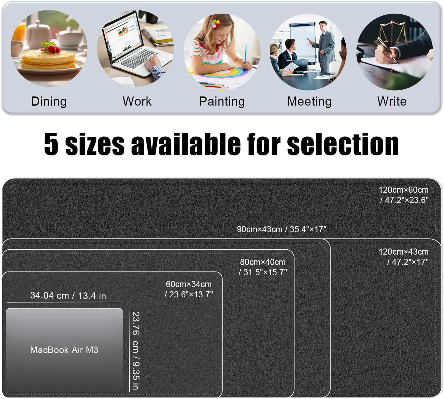 Purilite Select Dual-Sided Desk Pad