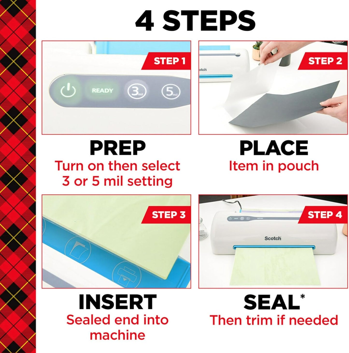 Scotch Thermal Laminator, 2 Roller System for a Professional Finish, Use for Home, Office or School, Suitable for use with Photos (TL901X)