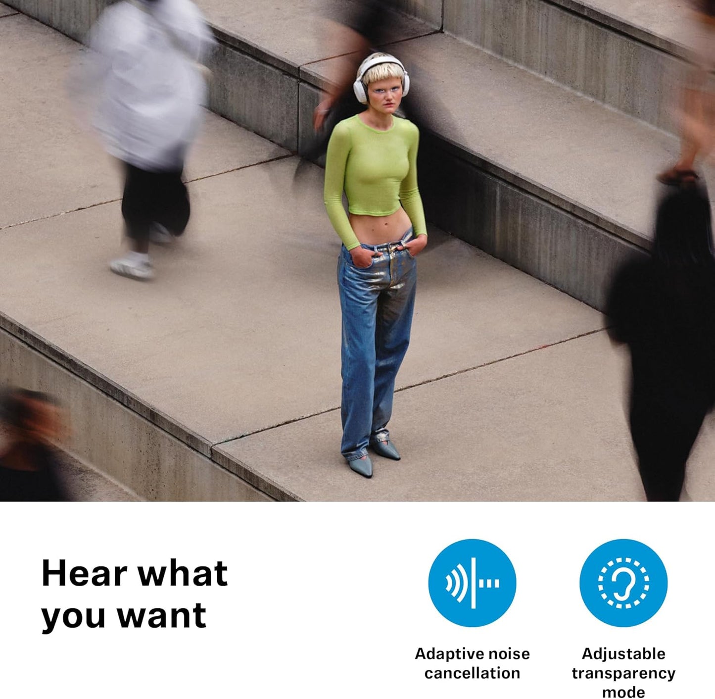 Sennheiser Consumer Audio Momentum 4 Wireless Headphones - Bluetooth Headset for Crystal-Clear Calls with Adaptive Noise Cancellation, 60h Battery Life, Customizable Sound - Pride