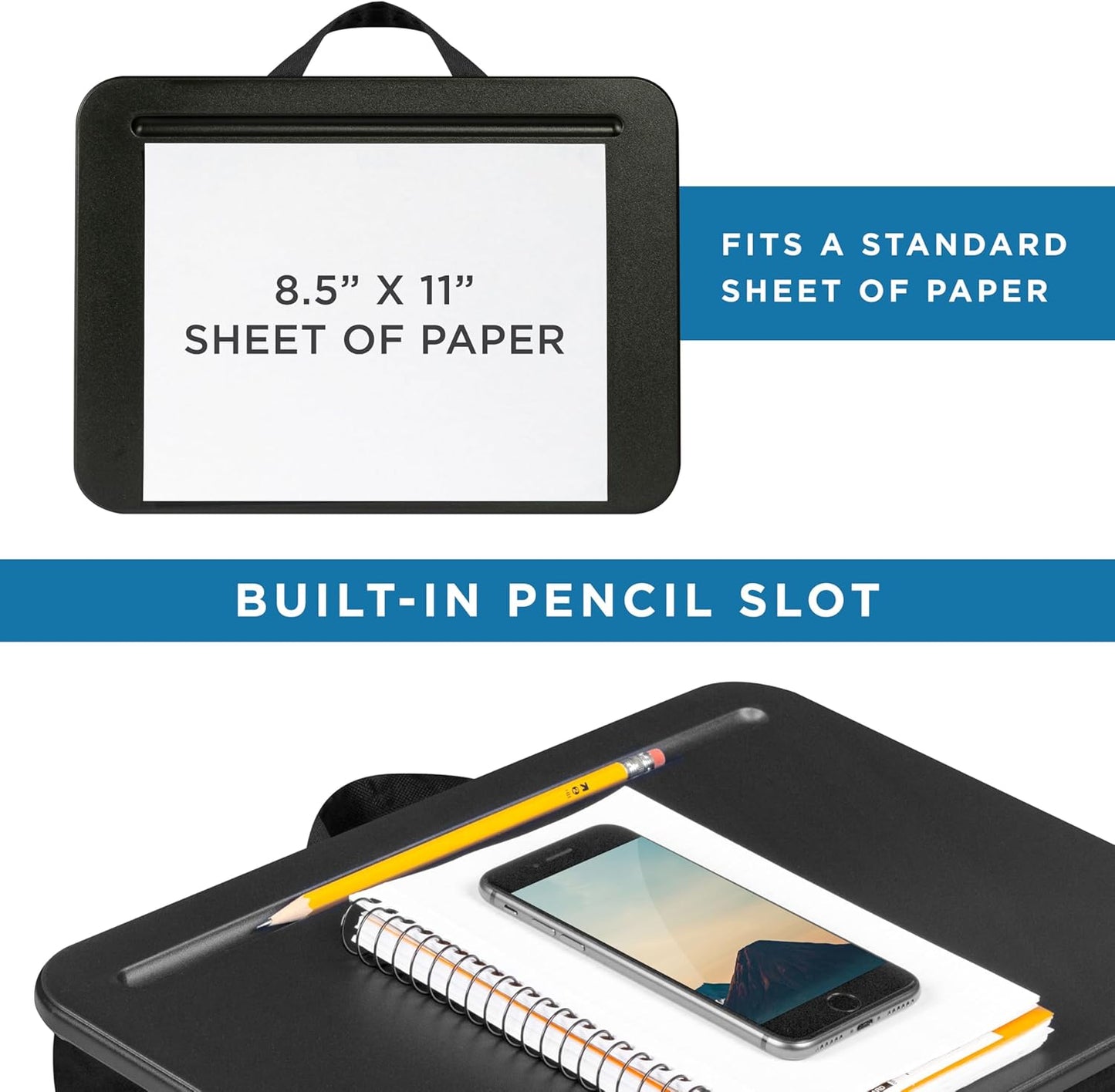 Purilite Select Portable Lap Desk – Black