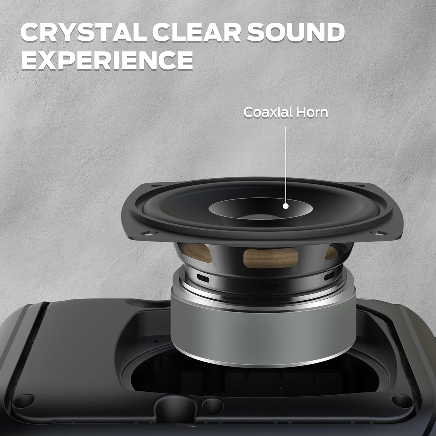 Monster MFS 1 Portable Bluetooth Speaker, 40W Bluetooth Speaker Wireless, Outdoor Speakers with Handle, 12H Playtime, Supports TF Card, AUX, USB for Outdoor Indoor