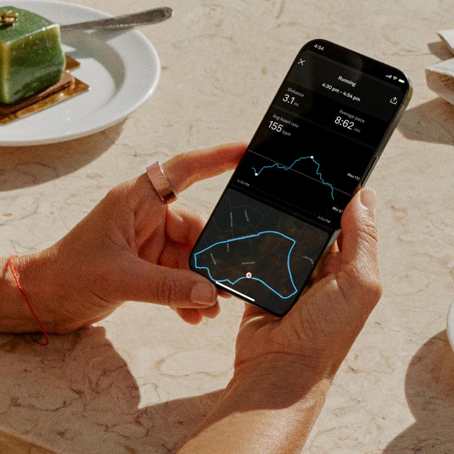 Oura Ring 4 - Gold - Size 9 - Smart Ring - Size First with Oura Ring 4 Sizing Kit - Sleep Tracking Wearable - Heart Rate - Fitness Tracker - Up to 8 Days of Battery Life