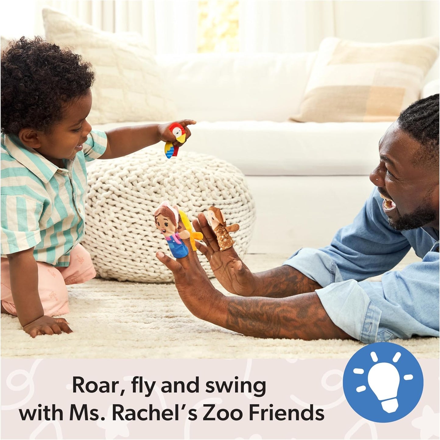 Ms. Rachel Official Speak & Sing Doll, 16” Tall Interactive Toy with 4 Songs & 16+ Phrases, Toddler Toys for Girls & Boys Ages 6 Months to 3+ Years