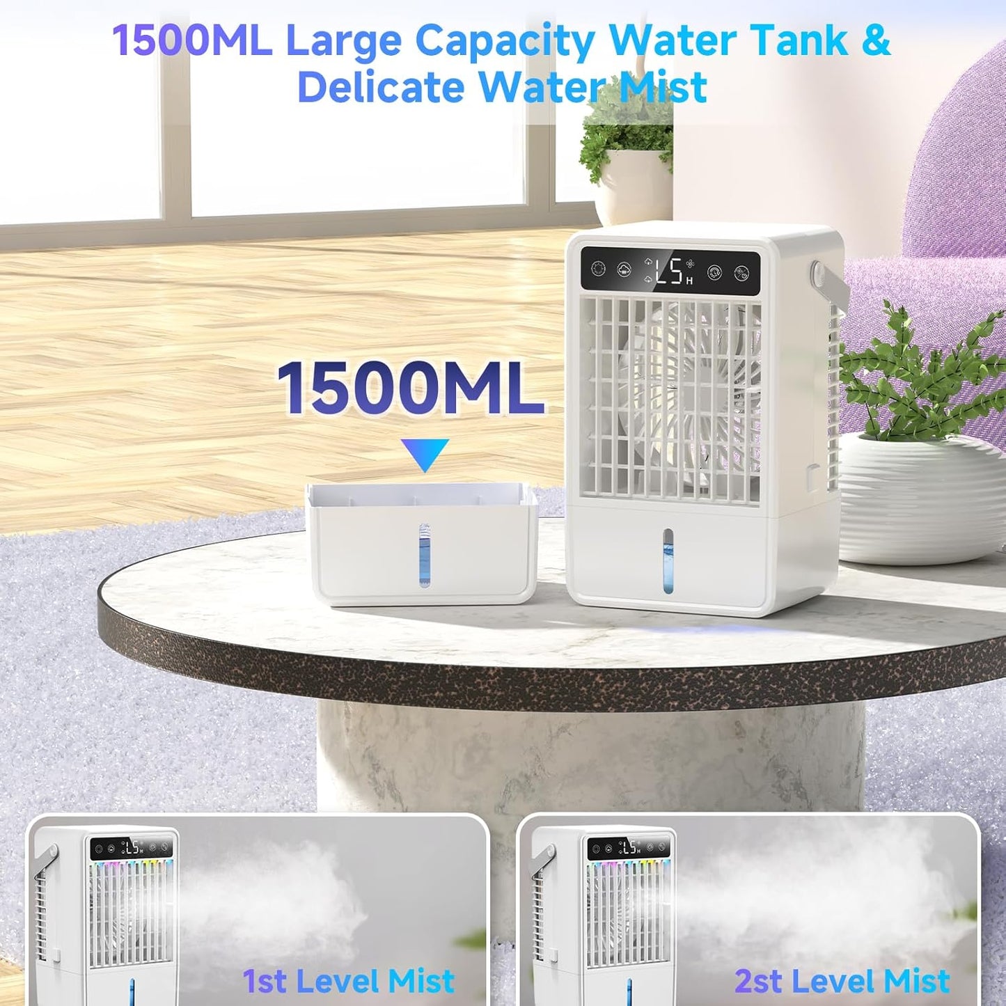 Purilite Select 4-in-1 Portable Air Conditioner – Powerful Cooling, Peaceful Comfort, Anytime